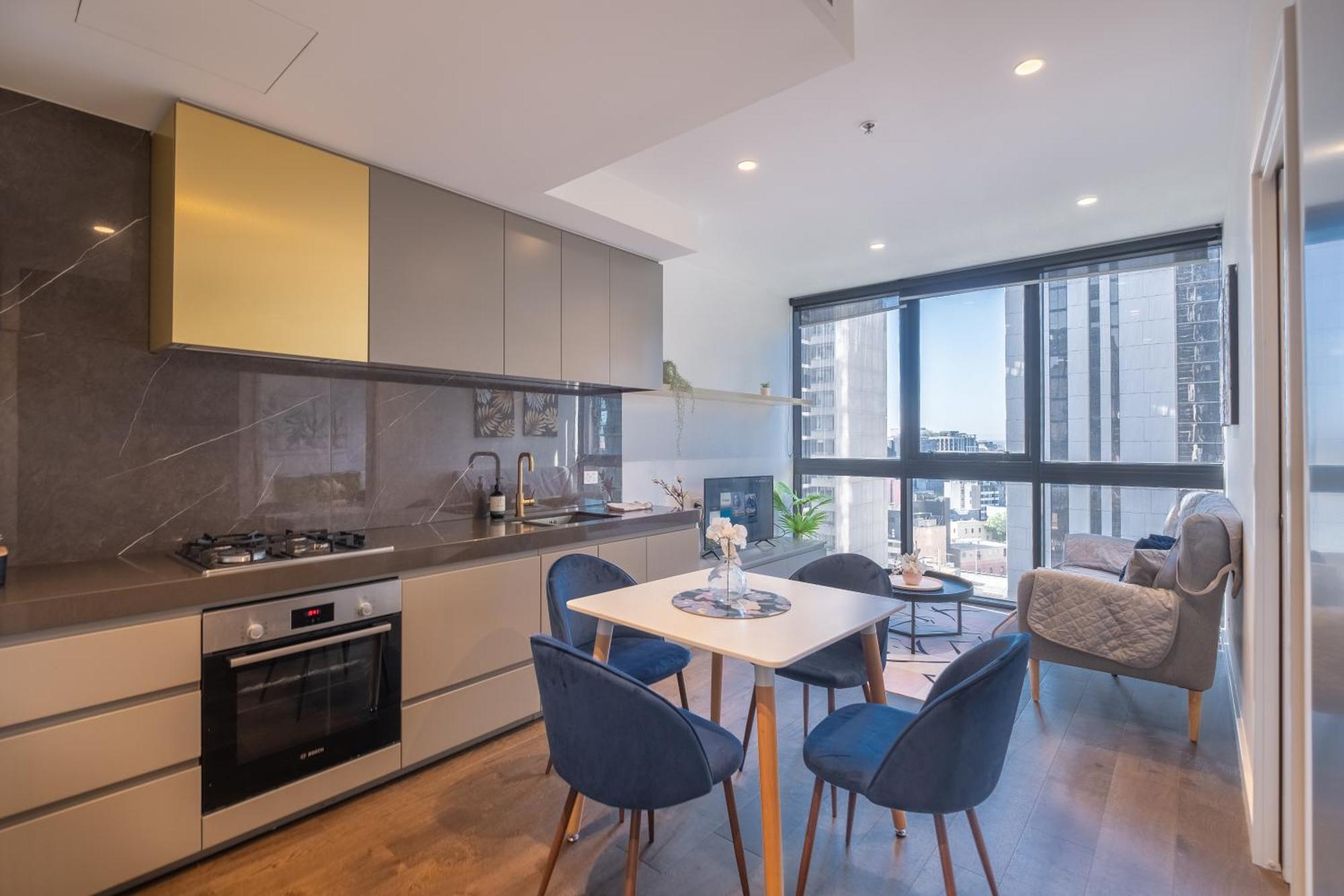 Relaxed 1Br1Ba City View Apt Wifi In Cbd Melbourne Buitenkant foto