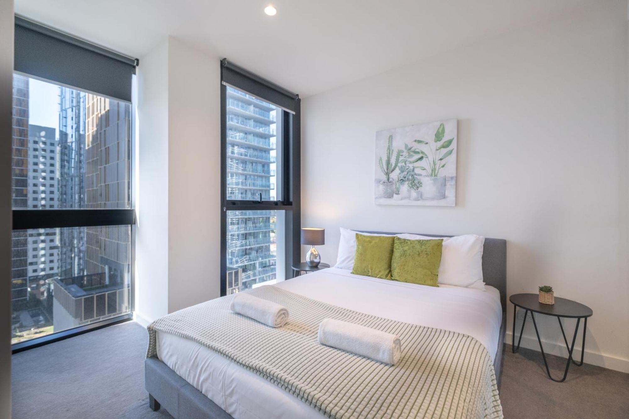 Relaxed 1Br1Ba City View Apt Wifi In Cbd Melbourne Buitenkant foto
